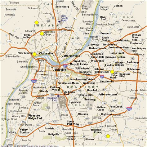 Louisville Kentucky Area Project Locations