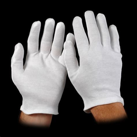 Item 712 White Cotton Gloves Glove Liners George Glove Co