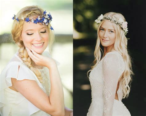 Flower Crown Wedding Hairstyles To Marry This Summer