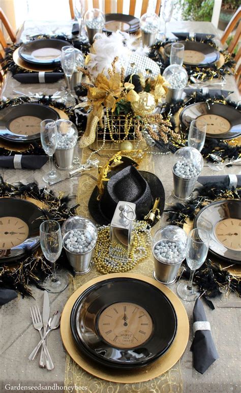 New Years Eve Dinner Party Tablescape Dinner Party Decorations New