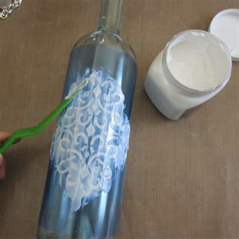 Tutorial Faux Sea Glass Bottles Dollar Store Crafts