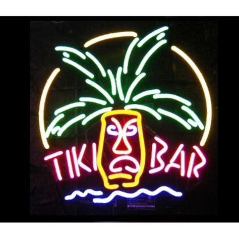 Tiki Bar Palm Neon Bar Sign Neon Signs Depot