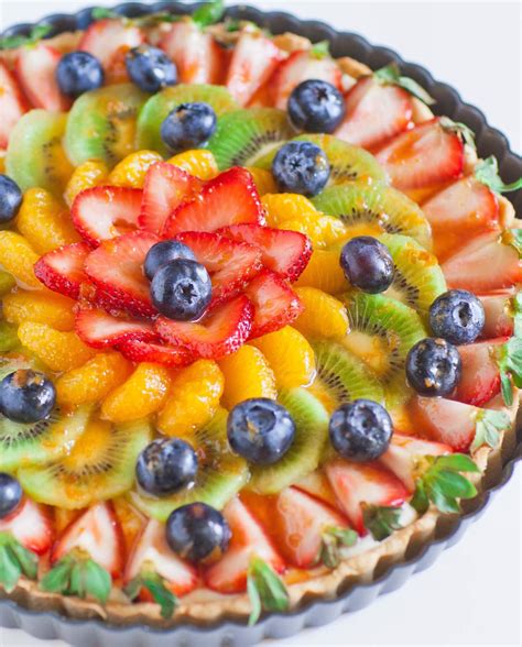 Fruit Tart With Lemon And Cheese Filling Tatyanas Everyday Food