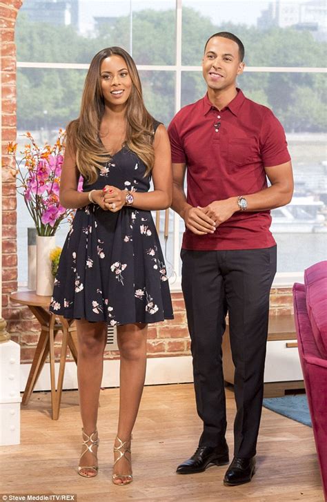 rochelle humes and husband marvin host itv s this morning daily mail online