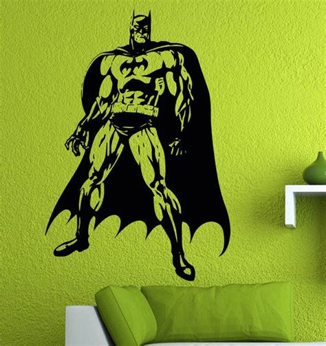 Batman Wall Window Vinyl Decal Sticker 32 X 22 3295 Vis Etsy