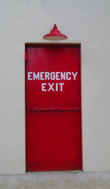 Red Emergency Exit Door By Kookoomonster On Deviantart