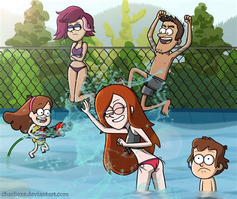 summer time gravity falls by charliexe on deviantart