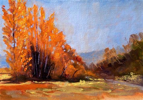 Painting Small Impressions November Original American Landscape Oil