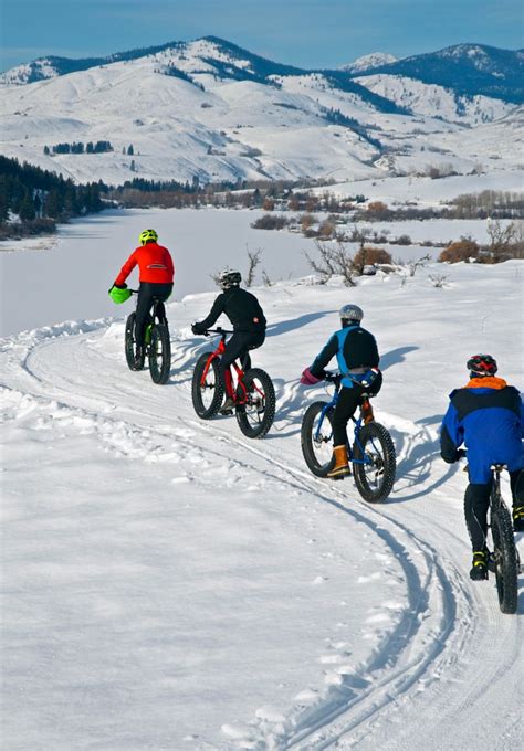 Snow Biking And Snowshoeing Go Together At Methow Valleys New Sno Park