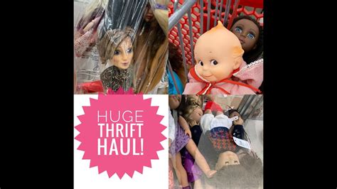 Thrift Store Hunt Huge Haul So Many Dolls Youtube