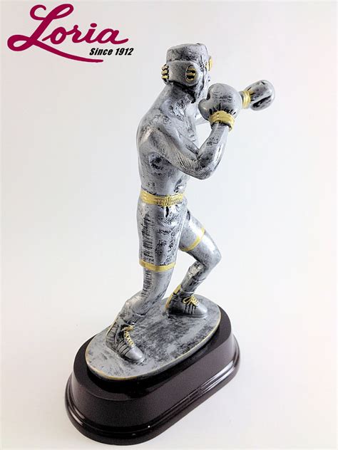 Boxing Trophy Sculpture Award Loria Awards