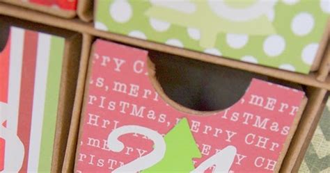 Ginger Snap Crafts Christmas Advent Box Lifestyle Crafts Tutorial