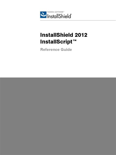 We did not find results for: Install Shield 2012 Install Script Reference Guide