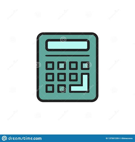 Vector Calculator Symbol Mathematics Illustration Sign Isolated