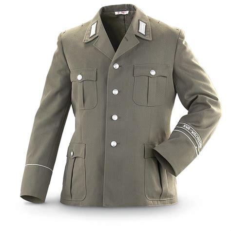Uniform der bundeswehr (de) gleichförmige. New East German Officers' Dress Jacket, Gray - 173048 ...