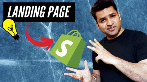 Shopify Landing Page Tutorial For Beginners Step By Step Youtube