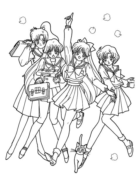 Adult Sailor Moon Coloring Pages