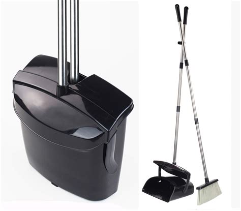 Broom And Dustpan Set Commercial Long Handle Sweep Set And Lobby Broom
