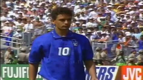 Roberto Baggio 1994 The Moment That Broke Fans Hearts Youtube