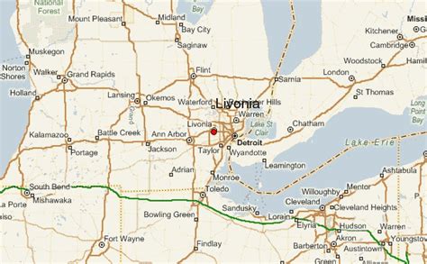 Livonia Michigan Zip Code Map