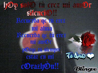 El gif está de moda y hay que aprovecharlo al máximo, ya que no sabemos cuál será el próximo paso que darán los usuarios en términos de comunicación y si. amOr en silenciO Fotografía #113188146 | Blingee.com