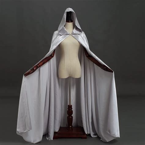 Satin Medieval Hooded Cape Cloak 6 Colors Queerks™