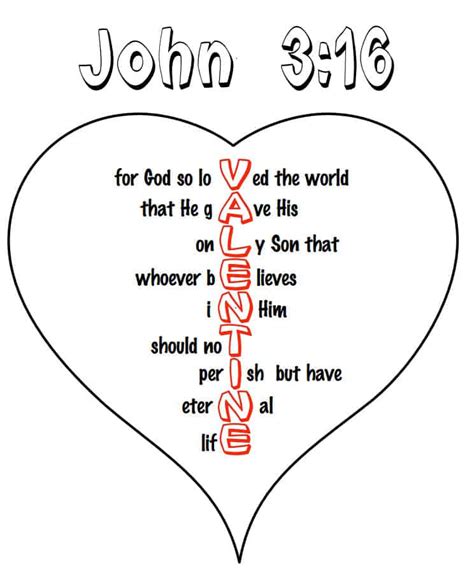 God Is Love John 3 16 Coloring Page Coloring Pages