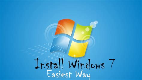 How To Install Windows 7 Easiest Way Youtube