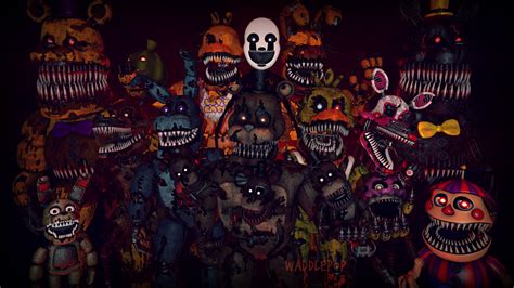 Fnaf 4 Generations Speedart By Witheredfnaf On Deviantart