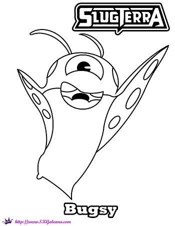 Click on the colouring page to open in a new window and print. Bugsy, The Hoverbug from SlugTerra, Coloring Page ...