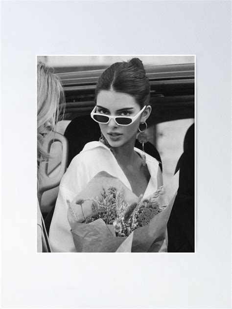 Kendall Jenner Black Aesthetic Poster For Sale By Louiscardin