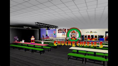 Chuck E Cheese Showroom Roblox Tour Youtube