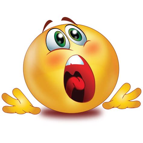 Scared Face Emoticon Icon Royalty Free Vector Image Hot Sex Picture