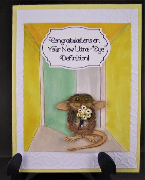 House Mouse Get Well Card Cataract Surgery Card Eye Surgery Etsy