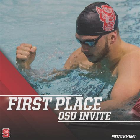 Nc State Swimming And Diving On Twitter The Men Finished First At The