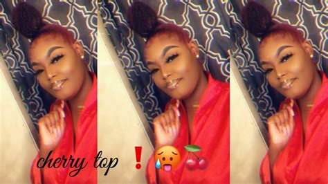 Soooo I Impulsively Dyed My Natural Hair Red🍒‼️ No Bleach Youtube