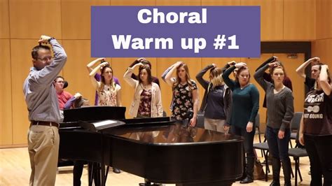 Choral Warm Up 1 Full Vocal Warm Up Youtube
