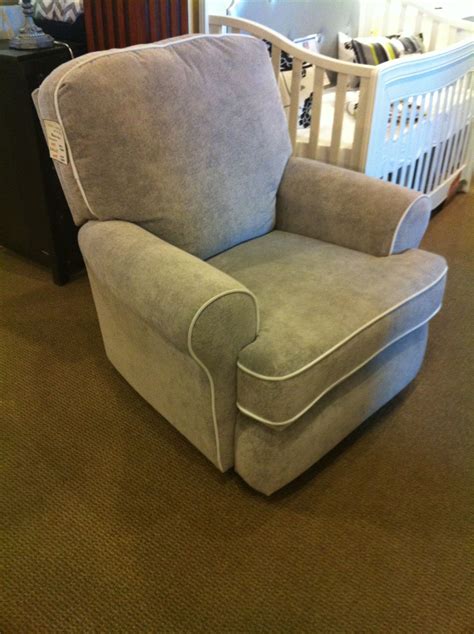 Lounge comfortably in one of these recliners or rocker chairs. Fabric for reclining rocking chair | Reclining rocking ...