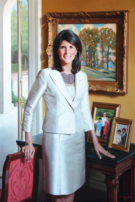 Official Portrait Of Gov Nikki Haley Unveiled During Inauguration Week