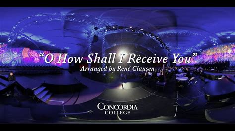O How Shall I Receive You Concordia Christmas Concerts Youtube