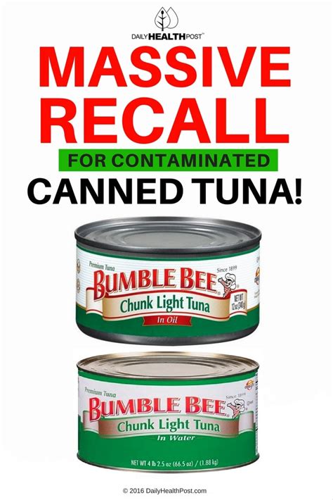 It's been a challenging time for our company but today's actions allow. Massive Bumble Bee Tuna Recall Issued By The FDA