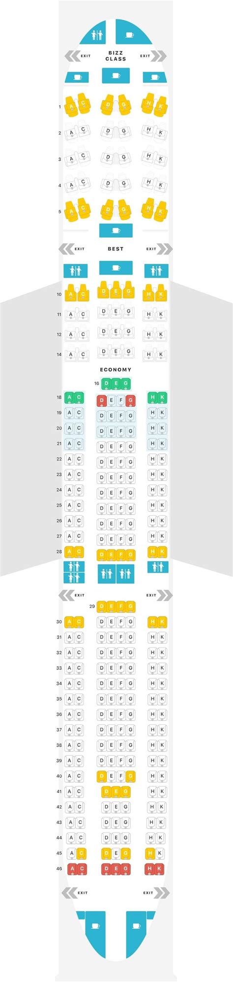 Seat Map And Seating Chart Airbus A330 300 Eurowings Airbus Fleet