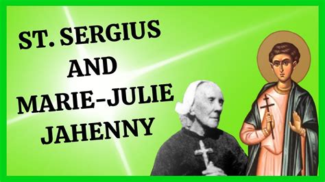 St Sergiuss Revelation To Marie Julie Jahenny Youtube