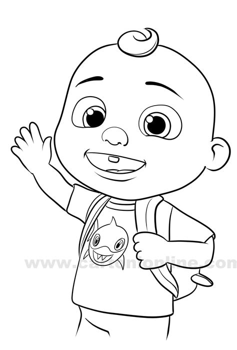 Cocomelon Coloring Pages Jj Olympia Beaver