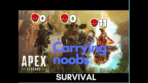 Carrying Noobs In Apex Legends Windstower Youtube