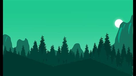 Simple Landscape Drawing In Illustrator How To Draw Scenery In