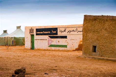 Photographic Laboratory In The Sahrawi Refugee Camps In Algeria Stock