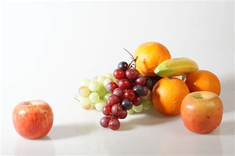 1364x768 Resolution Apple Grapes Orange And Banana Fruits Hd