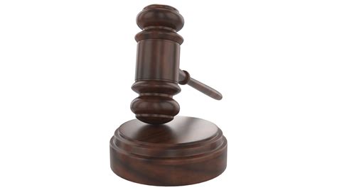 Mazo De La Ley Del Martillo Del Juez Subasta Corte Martillo Licitación
