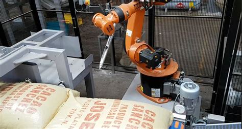 Kuka Robot Performs Quality Checks On Coffee Bags Kuka Ag